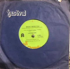 Leo Sayer – When I Need You (Vinyl, 7")