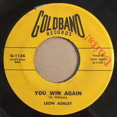 Leon Ashley – You Win Again / Not Going Home (Vinyl, 7")