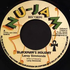 Leroy Simmonds – Blackman's Holiday (Vinyl, 7")