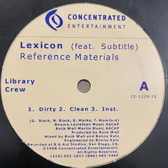 Lexicon (3) – Reference Materials / Two 12-Bars (Vinyl, 12")