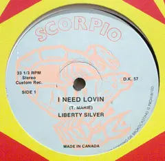 Liberty Silver – I Need Lovin (Vinyl, 12")