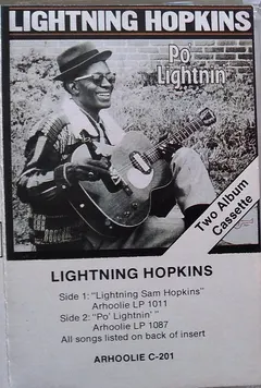 Lightnin' Hopkins – Po' Lightnin' (Cassette, Album)