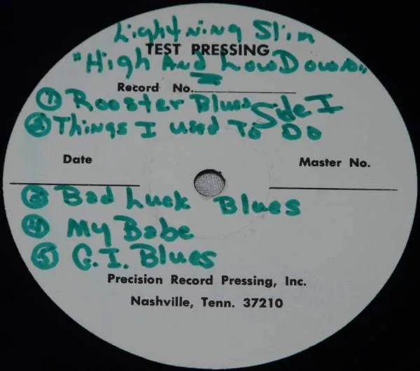 Lightning Slim – High And Low Down