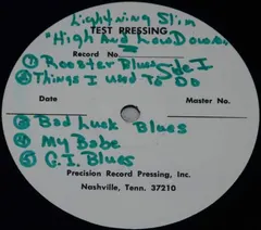Lightning Slim – High And Low Down (Vinyl, LP)