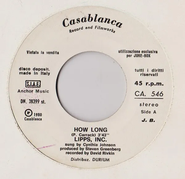 Lipps, Inc. – How Long