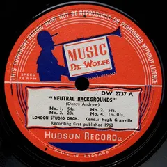 London Studio Orch.* – Neutral Backgrounds (Vinyl, 10")