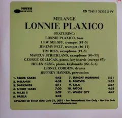 Lonnie Plaxico – Melange (CD, Album)