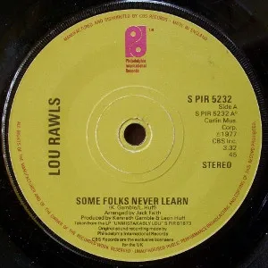 Lou Rawls – Some Folks Never Learn