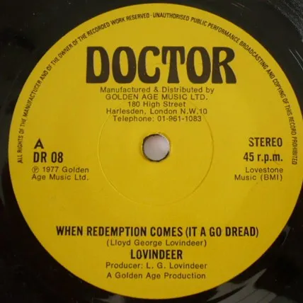 Lovindeer* – When Redemption Comes (It A Go Dread)
