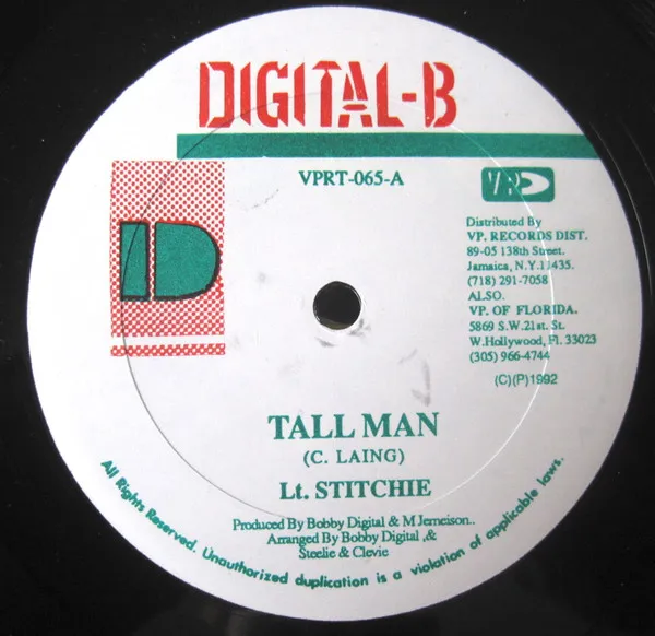 Lt. Stitchie* – Tall Man