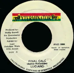 Luciano (2) – Final Call (Vinyl, 7")