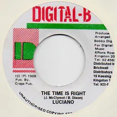 Luciano (2) – The Time Is Right (Vinyl, 7")