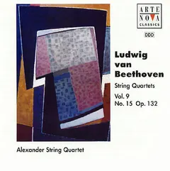 Ludwig van Beethoven, Alexander String Quartet – String Quartets Vol. 9 (No. 15 Op. 132) (CD, Album)
