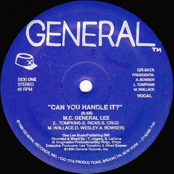 M.C. General Lee* – Can You Handle It?