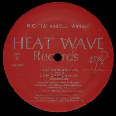 M.C. LA And D.J. Warlock – Get On Down (Vinyl, 12")