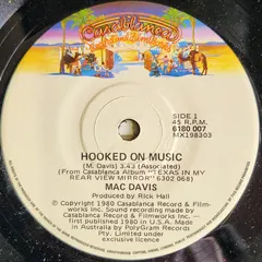 Mac Davis – Hooked On Music (Vinyl, 7")