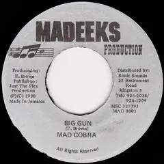Mad Cobra – Big Gun (Vinyl, 7")