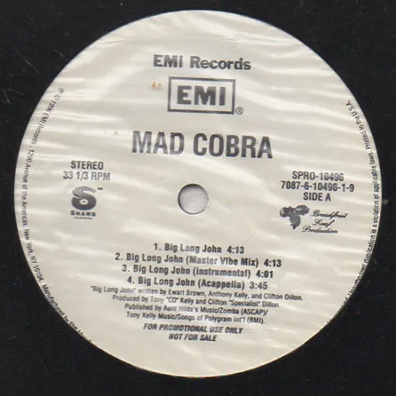 Mad Cobra – Big Long John