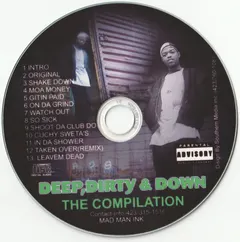 Mad Man Ink – Deep, Dirty & Down (CDr, Compilation)