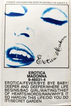 Madonna – Erotica (Cassette, Album)
