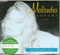 Malandra Burrows – Summernight Love (CD, Single)