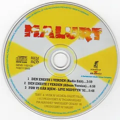 Malurt – Den Eneste I Verden (CD, Single)