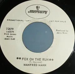 Manfred Mann – Fox On The Run (Vinyl, 7")