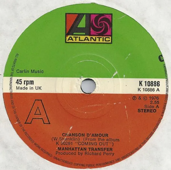 Manhattan Transfer* – Chanson D'Amour