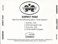 Mannish – Expect That (CD, Single)
