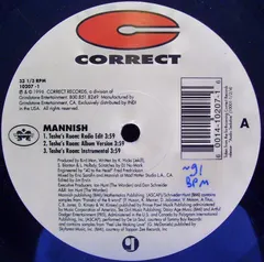 Mannish – Tasha's Room (Vinyl, 12")