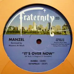 Manzel – It's Over Now (Vinyl, 12")