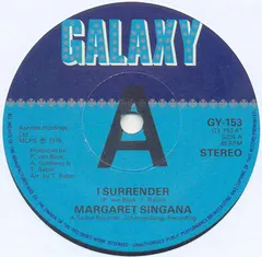 Margaret Singana – I Surrender (Vinyl, 7")