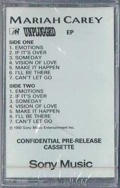 Mariah Carey – Mtv Unplugged Ep (Cassette, EP)