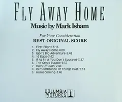 Mark Isham – Fly Away Home (CD, Promo)