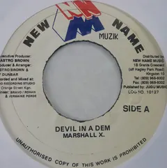 Marshall X – Devil In A Dem (Vinyl, 7")