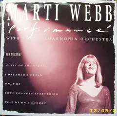 Marti Webb With Philharmonia Orchestra – Performance (Vinyl, LP)