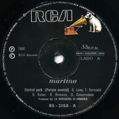 Martina – Central Park = Parque Central (Vinyl, 7")