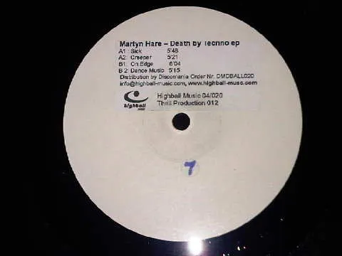 Martyn Hare – Death By Techno E.P.
