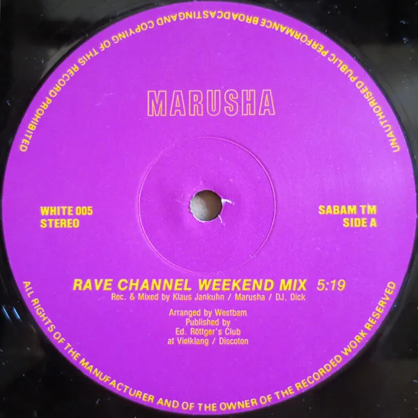 Marusha – Rave Channel