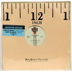 Marvin Sease London Records – Ghetto Man (Vinyl, 12")