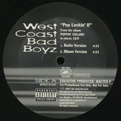 Master P Presents West Coast Bad Boyz – Pop Lockin' II (Vinyl, 12")