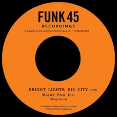 Master Plan Inc.* – Bright Lights, Big City (Vinyl, 7")