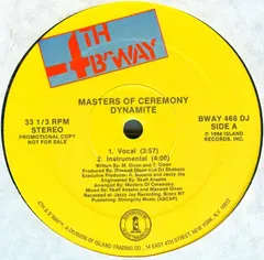 Masters Of Ceremony (2) – Dynamite (Vinyl, 12")