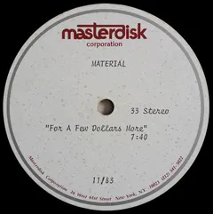 Material – For A Few Dollars More (Acetate, 12")