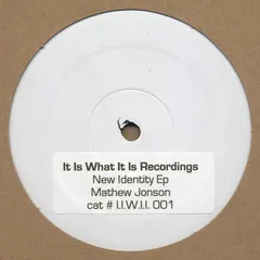 Mathew Jonson – New Identity Ep (Vinyl, 12")