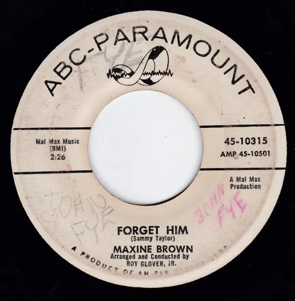 Maxine Brown – Forget Him / A Man