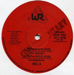 MC-3 – Rap-A-Holic / Please Be Mine (Vinyl, 12")