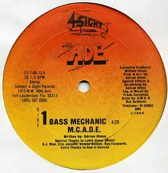 MC ADE – Bass Mechanic (Vinyl, 12")
