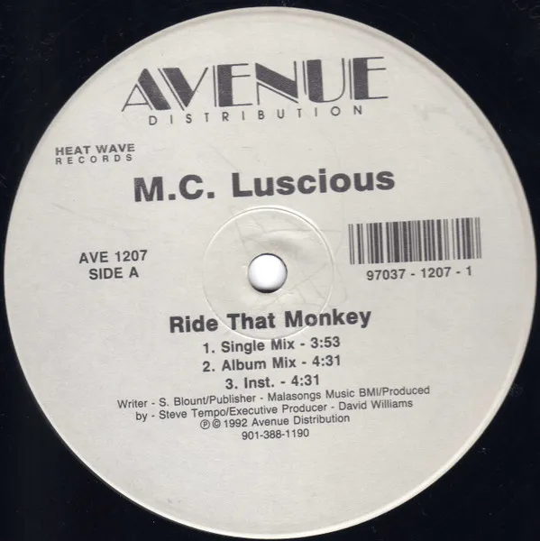 MC Luscious – Ride That Monkey