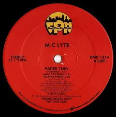 MC Lyte – Paper Thin (Vinyl, 12")